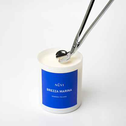 Accessorio per candele in acciaio, taglia stoppino per cura della fiamma