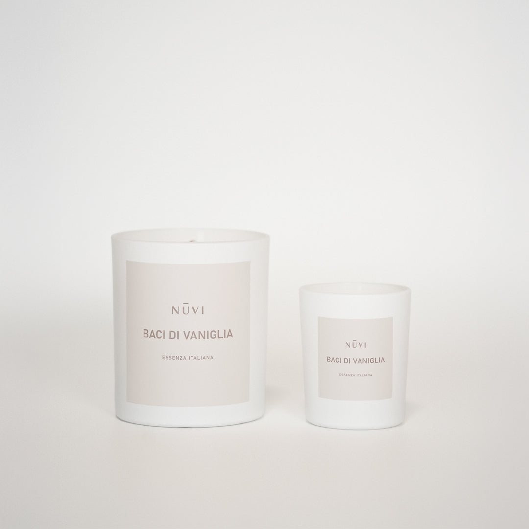Baci di Vaniglia - Candela profumata NUVI in cera di soia