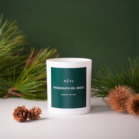 Passeggiata nel Bosco - Candela profumata NUVI in cera di soia